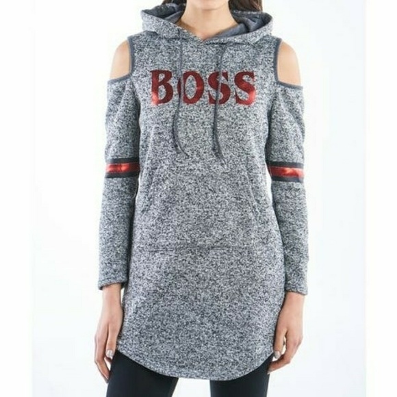 Special One International Tops - NWT. Cold shoulder hoodie